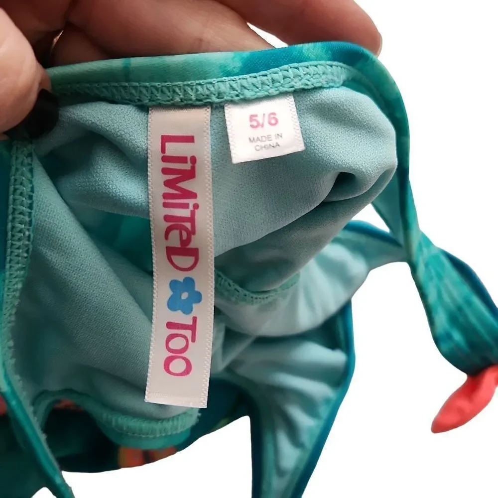 Limited Too Mermaid One Piece Bathing Suit